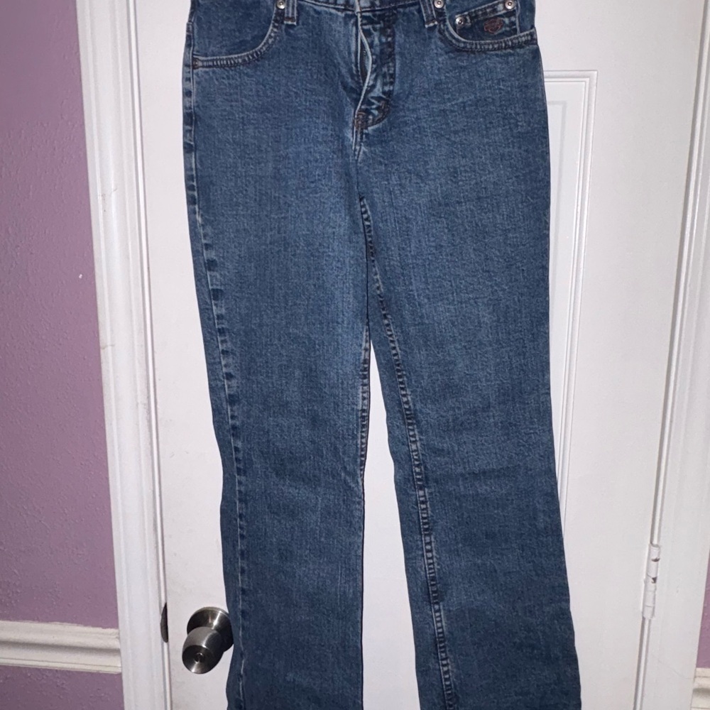Harley-Davidson Women's Blue Boot Cut Jeans